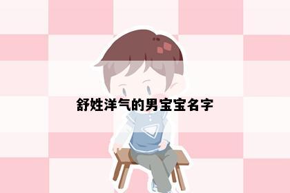 舒姓洋气的男宝宝名字